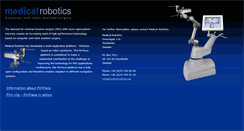 Desktop Screenshot of medicalrobotics.se